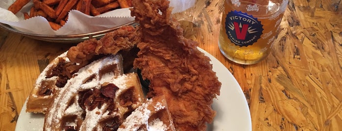 Lokal Burgers & Beer is one of The 15 Best Places for Chicken & Waffles in Miami.