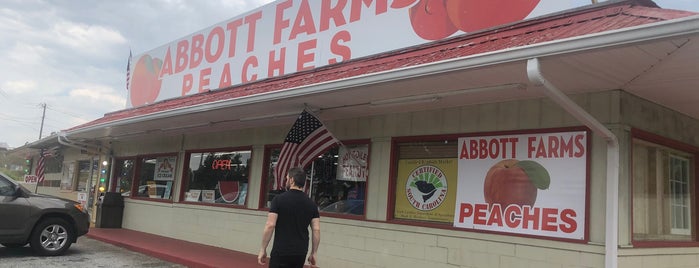 Abbott Farms Peach Orchard Store is one of Past and present mayorships.