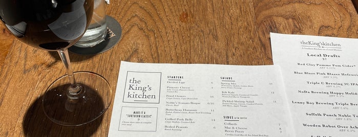The King's Kitchen is one of Restaurants to Try.