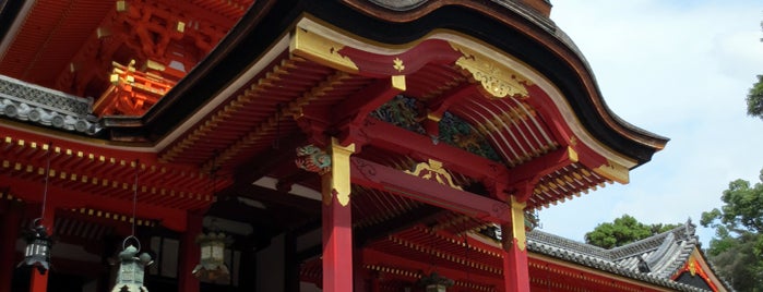 Iwashimizu Hachimangu Shrine is one of 気になるべニューちゃん 関西版.