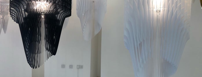 Zaha Hadid Gallery is one of HFA in London: Art, Design, Technology.