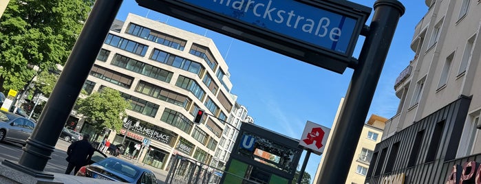 U Bismarckstraße is one of Berliner Bahnhöfe.