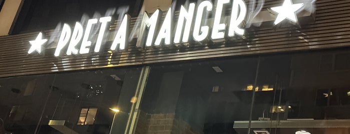 Pret A Manger is one of New York Fast Food (Healthier).