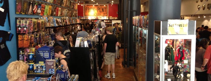 Forbidden Planet is one of NY sights.