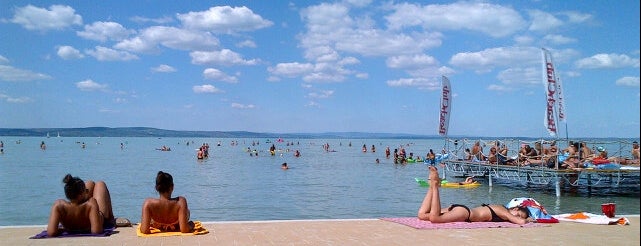 Beach Club Siófok is one of Tempat yang Disukai Enrico.