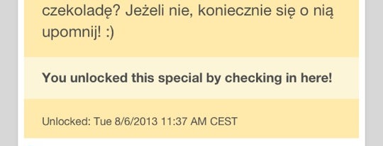 Wunderman Polska is one of Foursquare specials | Polska - cz.2.