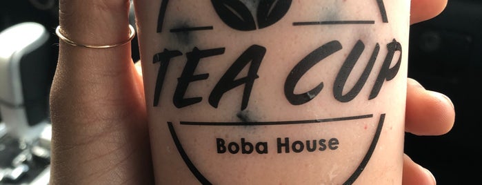 Tea Cup Boba House is one of สถานที่ที่บันทึกไว้ของ Harrison.