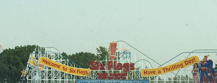 Six Flags Magic Mountain is one of Americas.