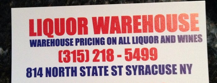 Liquor Warehouse is one of Syracuse Whisk(e)y Places.