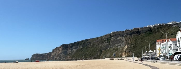 Praia da Nazaré is one of Nazare and Alcobaca, Portugal.
