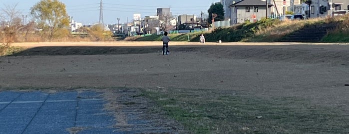 浅川河川敷 市役所付近 is one of 東京散歩.