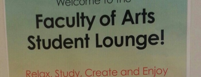Faculty of Arts Student Lounge is one of Frequently Frequented.
