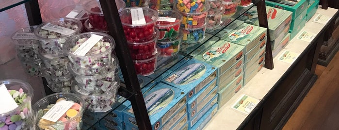 Fralinger's Salt Water Taffy is one of Cape May.