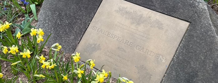 Shakespeare Garden is one of NY..