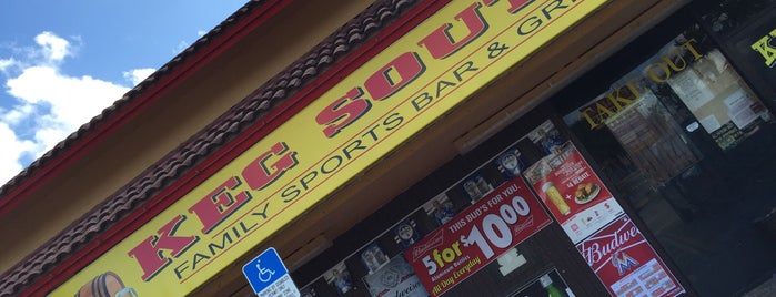 Keg South is one of Best Bars in Miami to watch NFL SUNDAY TICKET™.