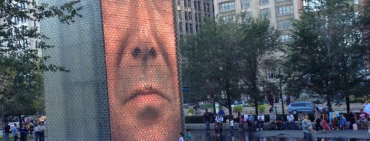 Crown Fountain is one of Chicago's Best Great Outdoors - 2013.