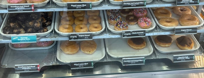 Krispy Kreme Doughnuts is one of favorites.