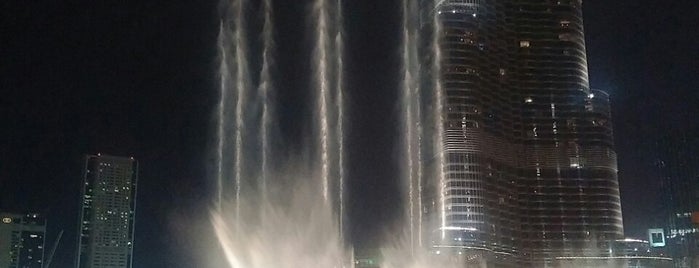 The Dubai Fountain is one of Dubai, UAE.