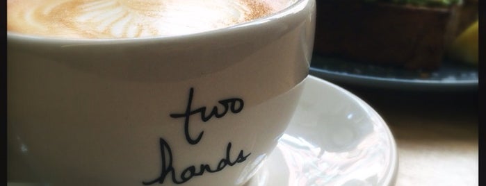 Two Hands is one of coffee.