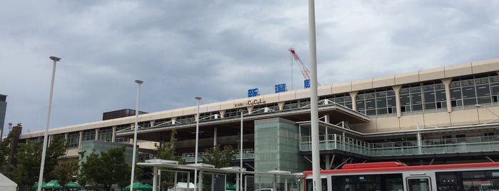 Niigata Sta. South Ent. Bus Terminal is one of 新潟交通 S63 長潟線（新潟駅南口－鵜ノ子－大江山連絡所）.