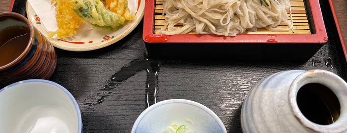 純手打うどんそば 清水 is one of Asian Food(Neighborhood Finds)/SOBA.