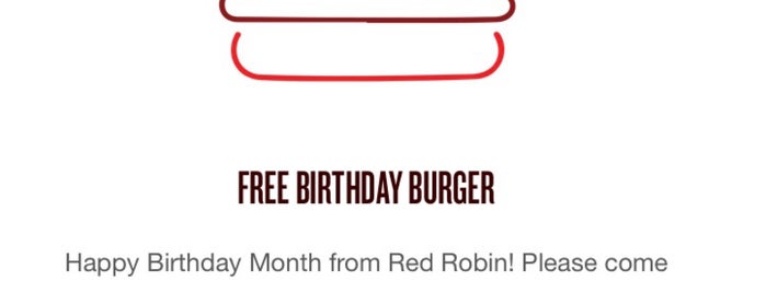 Red Robin Gourmet Burgers and Brews is one of favorite.