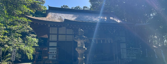 三ヶ尻八幡神社 is one of 御朱印をいただいた寺社記録.