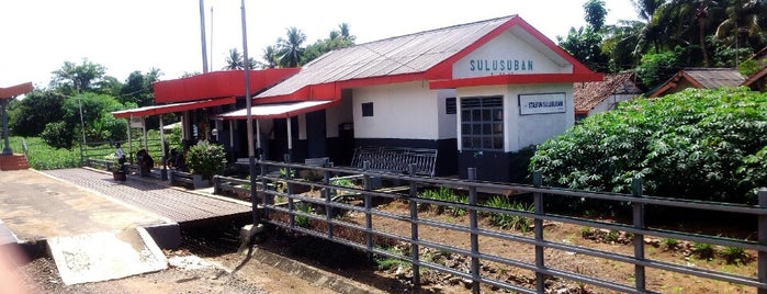 Stasiun Sulusuban is one of Trayek krd seminung / ruwa jurai lampung.