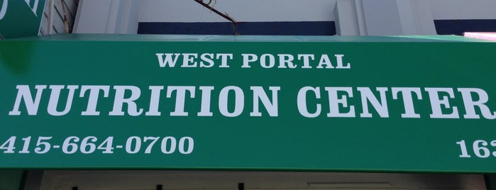 West Portal Nutrition Center is one of Signage 4.