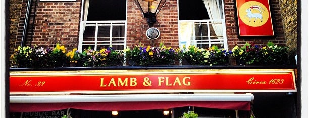 The Lamb & Flag is one of London Town!.