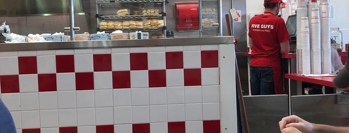 Five Guys is one of places to go.