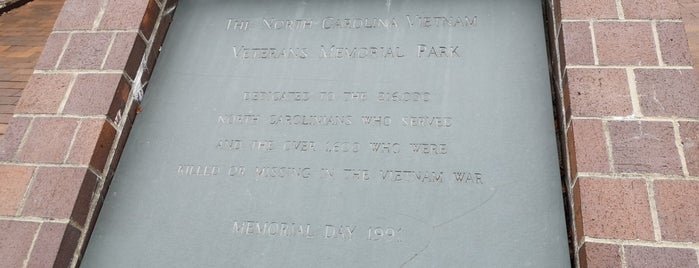 North Carolina Vietnam Veterans Memorial is one of Salisbury, NC.