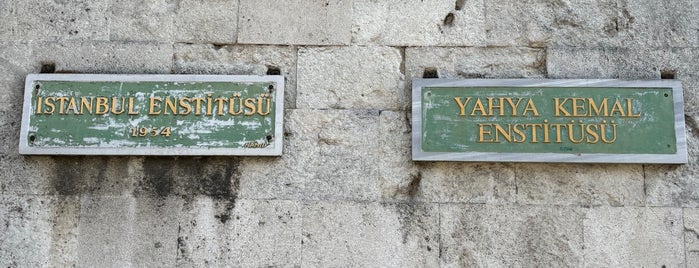 Yahya Kemal Enstitüsü ve Müzesi is one of Art & History in Istanbul.