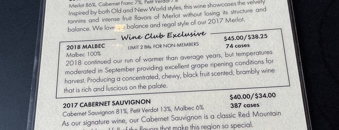 Hightower Winery is one of Wine Trip: Washington (2nd US wine country).