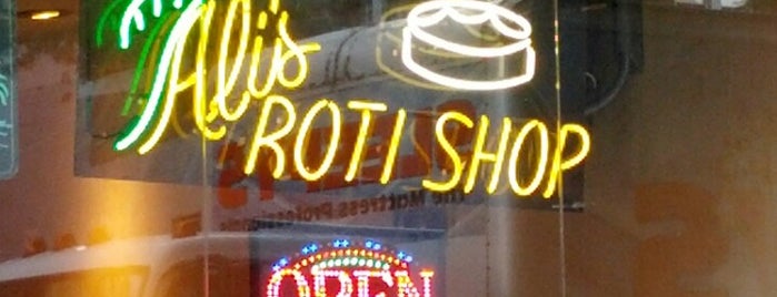 Ali's Roti Shop is one of Afi’s Liked Places.