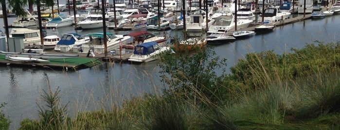 RiverPlace Marina is one of The Portland Area Grimm PilGRIMMage.