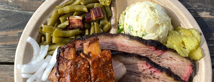 JNL Barbecue is one of Texas Delights.