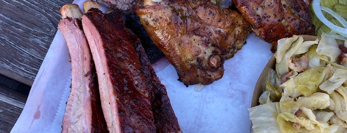 Brown's Bar-B-que is one of Texas.