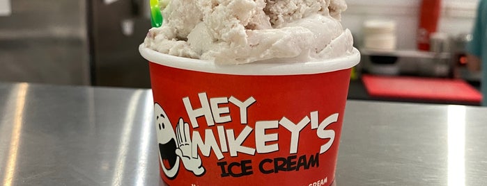 Hey Mikey’s Ice Cream is one of Galveston.