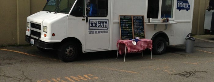Seattle Biscuit Company is one of lunch in SLU.