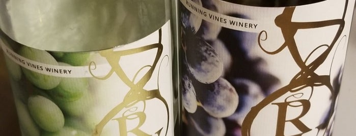 Running Vines Winery is one of สถานที่ที่ Elena Jacobs ถูกใจ.