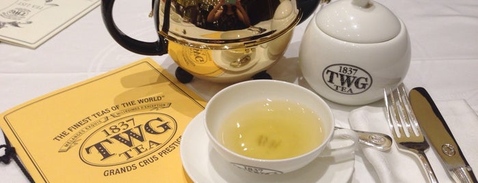 TWG Tea Salon is one of my favourite.