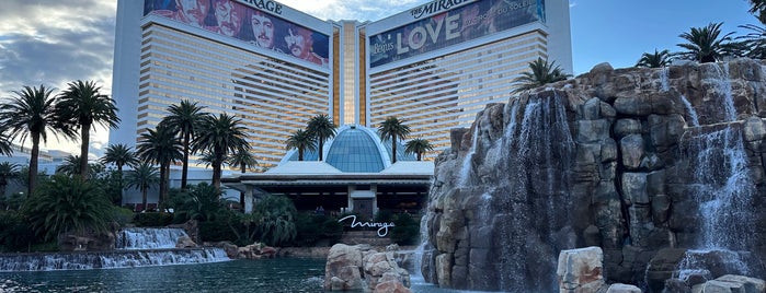The Mirage Fountains is one of Vegas.