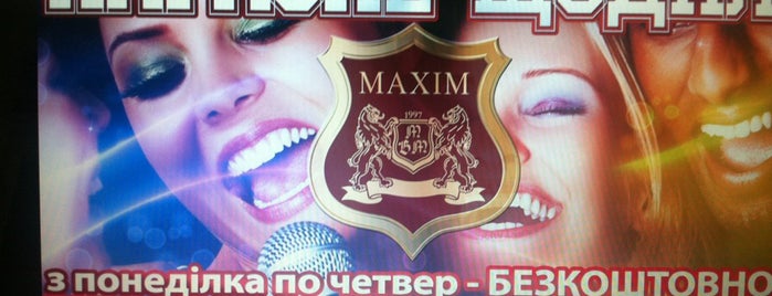 Maxim is one of My bar.
