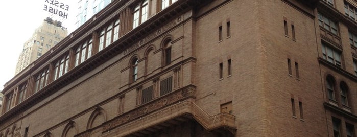 Carnegie Hall is one of New York Places.