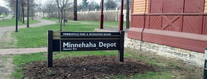 Minnehaha Depot is one of Minnesota's Historic Sites.