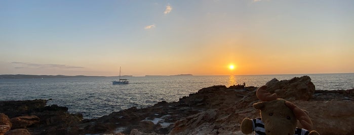 Cap Negret is one of Ibiza.