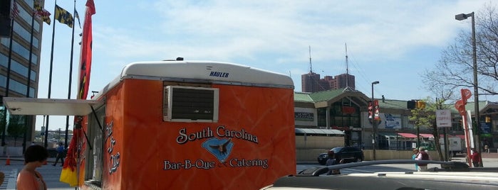South Carolina BBQ Truck is one of Baltimore Food Trucks.