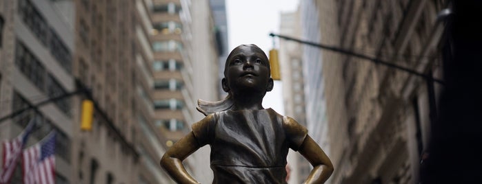 Fearless Girl is one of [To-do] NY.