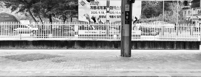 Gyeryong Stn. KTX is one of 팔도유람.